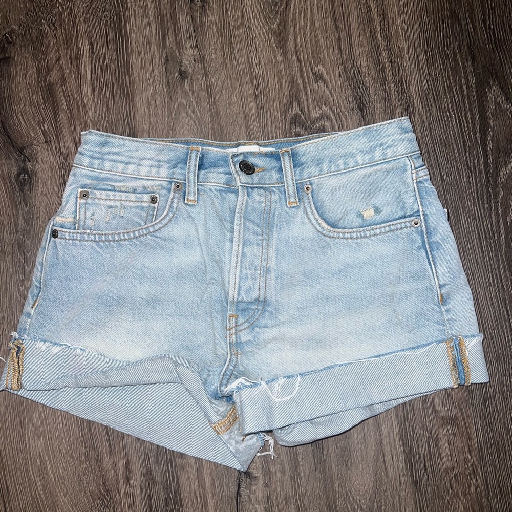 ZARA JEAN SHORTS - Picture 3 of 4